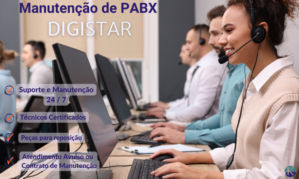 Manutenção PABX Digistar em SAO JOAO DA BOA VISTA SP