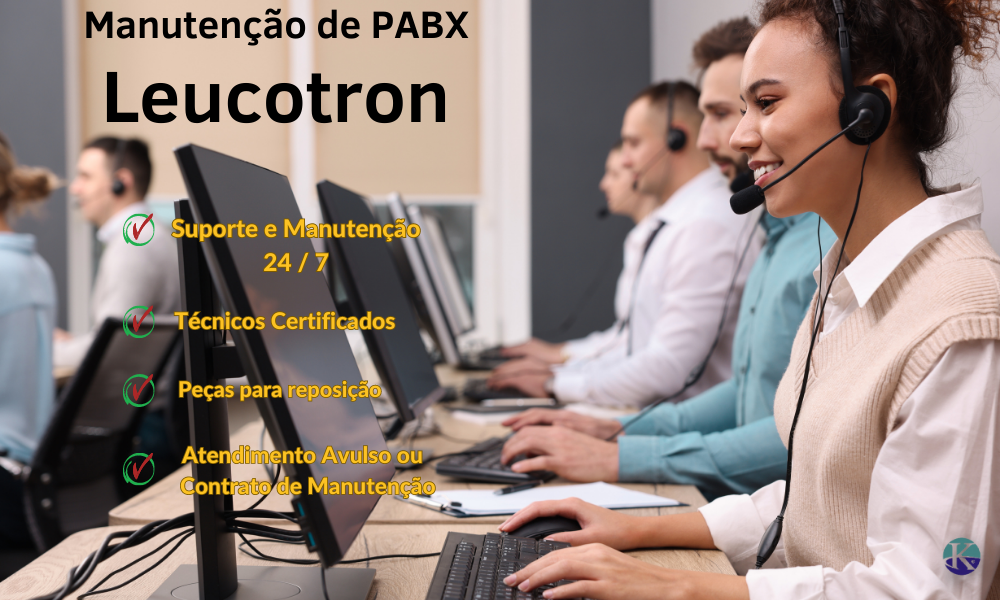 Manutenção PABX Leucotron em CACONDE SP